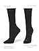 Hue Women's Jeans Sock (Pack of 3), Black Three, One Size