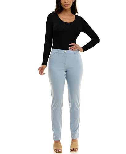 Image of Zac & Rachel Women's Millennium Fabric Pant - Perfectly Designed Woven Stretch Combination That Makes for The Most Flattering
