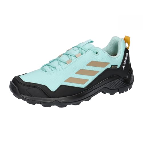 adidas Mujer Terrex Eastrail GORE-TEX Hiking Shoes, aqua / wonder beige / preloved yellow, 40 EU