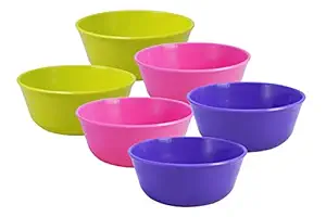 Sigma 500 Microwave Safe Multipurpose Bowls, Set of 6, Violet Color