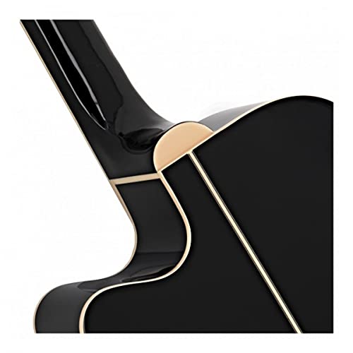 Kit de guitare électro-acoustique 12 cordes par Gear4music Noir avec Sac de Concert - Les Beatles, Paul McCartney, John Lennon, RIngo Starr, George Harrison Kit de guitare électro-acoustique 12 cordes par Gear4music Noir avec Sac de Concert – Image 8