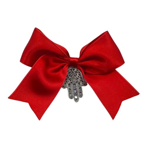 PITA HOME® Amuleto Protector, Broche Lazo Rojo para el mal de ojo para bebés, con Medalla (Fátima)