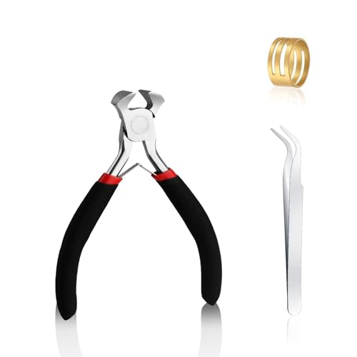 Image of End Cutting Jewelry Pliers,Nail Puller Tool for Carpenter,Repair and Crafts,Wire Wrapping Beading Crafts Pliers-Matte Handle