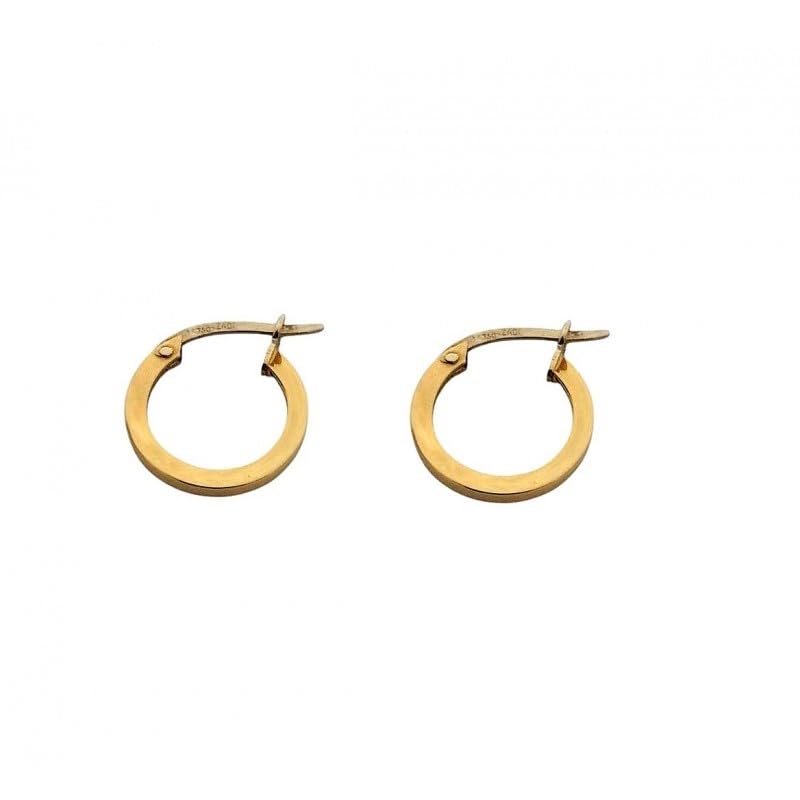 ORECCHINI CERCHI PICCOLI IN ORO GIALLO 18 KT