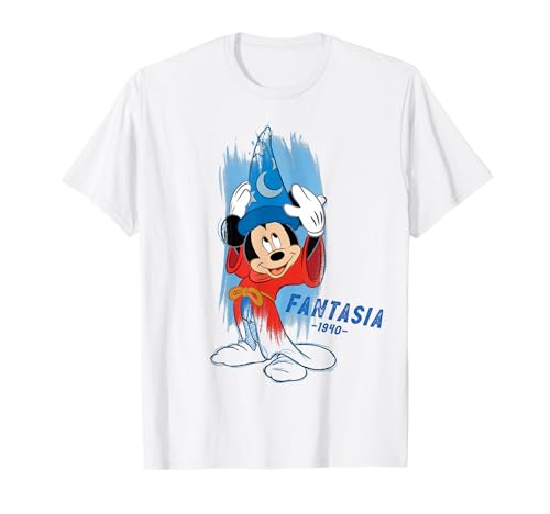 Disney Ink and Paint Sorcerer Mickey Mouse in Fantasia 1940 Camiseta