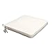 MilaniHome Cuscino Seduta Beige con Doppia Cucitura per Sedia O Poltrona per Esterno Idrorepellenti Resistente all’Acqua