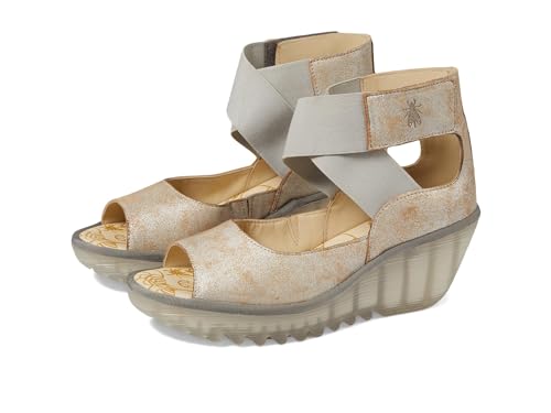 Fly London Women's Yefi473fly Sandal, Pearl, 9/9.5