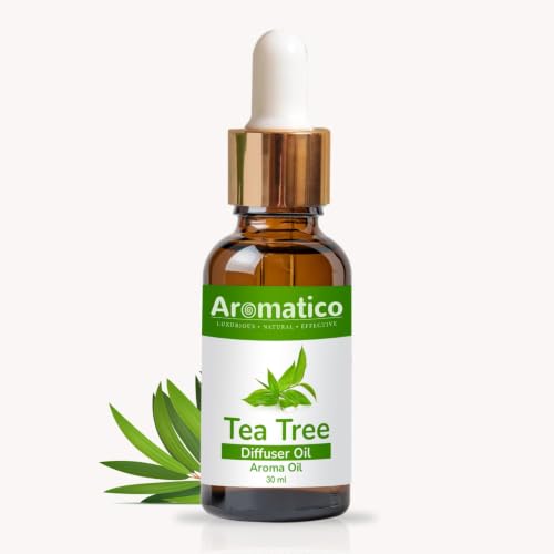 Image of AROMATICO Tea Tree Diffuser Oil for Long-Lasting, Aromatherapy, Meditation & Concentration | Versatile Use in Diffusers, Air Fresheners 30ml