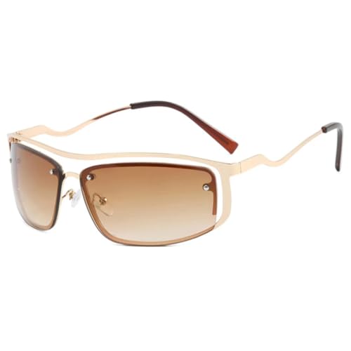 Lunettes de soleil en métal pour femmes pour éviter l'éblouissement UV400