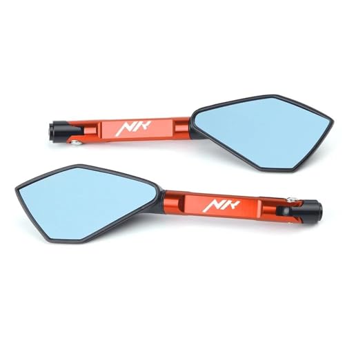 Espejo retrovisor de motocicleta para CFMOTO 300NK 650NK y 800NK en color naranja