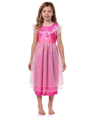 Centric Wicked Girl's Short-Sleeve Sparkle Nightgown Pajama Sleep Dress Loungewear For Kids