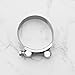 The Lord of the Tools Motorcycle Exhaust Pipe Clip Stainless Steel Motorbike Exhaust Clamp 56-59mm Accessories for Car Motorcycle Exhaust Pipe Clamps Silver