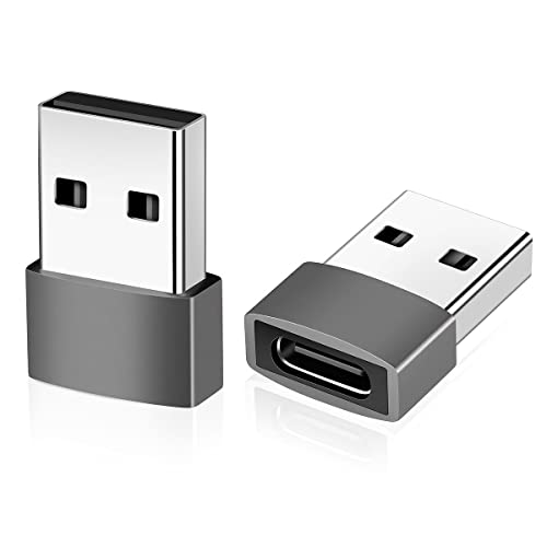 LIRAMARK USB 3.0 Type C Female to USB A Male Connector/Converter/Adapter Compatible for All Type-C Devices (Grey) (Pack of 2) (B0CRV2DBMW) Amazon Price History, Amazon Price Tracker