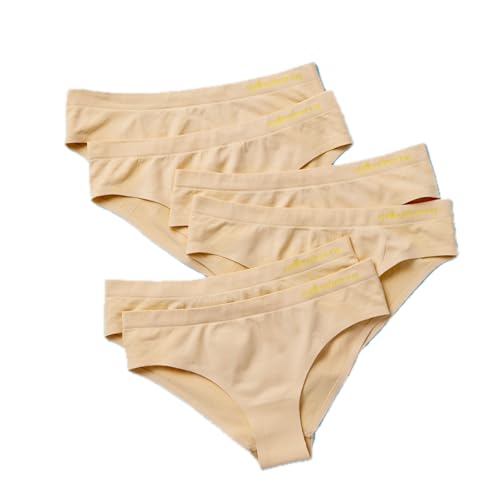 Yellowberry 6PK Seamless Bikini Underwear with Bonded Seam