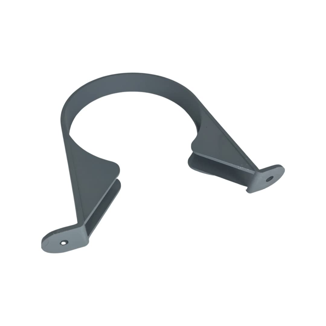 FLOPLAST 110mm Soil Pipe Clip Grey - Bag of 2, Pipe Size - 110mm - Image 3