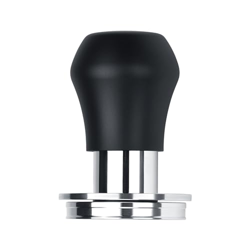 Normcore Tamper de café V4.1 Mini de 49 mm, con resorte y retroalimentación de clic, compatible con máquinas de espresso Rok, Olympia Cremina, máquinas de palanca La Pavoni
