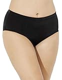 Swimsuits For All Women's Chlorine Resistant Full Coverage Brief - 16, Black (Plus