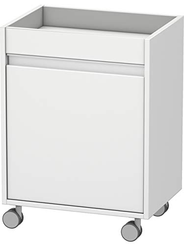 Duravit Rollcontainer Ketho 50x36x67cm, Tür rechts, weiß matt