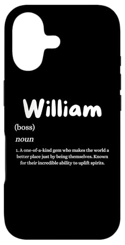 William Definition ���O����J�X�^���R�X�`���[�� �X�}�z�P�[�X iPhone 17 �p