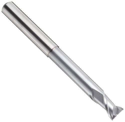 YG-1 E5976 Carbide Square Nose End Mill, Extra Long Reach, round Shank, TiCN Monolayer Finish, Finishing Cut, 37 Deg Helix, 2 Flutes, 6