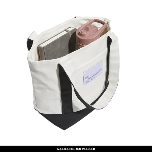 Image of adidas Canvas Court Tote Bag | Roomy Interior, Interior Pockets, Comfortable Straps, Durable Build, Everyday & Court Ready