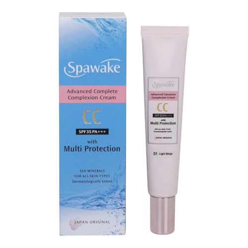Image of Spawake CC Cream SPF 35 PA+++ Light Beige 30g | Instant Glow + Light Makeup Coverage | Daily Use Cream for All Skin Types