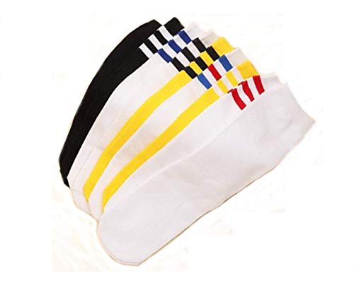 Snadulor Colored Knee High Tube Socks Soccer Socks School Team Socks for 3-8 Years Old Kids Girls Boys2