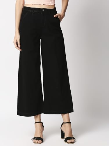 Image of HIGH Star Women Black Relaxed Fit Jeans