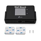 Wandhalterung für TP-Link M8550 - Stabiler Router Wall Mount Halter für Wohnwagen, Camper & Zuhause - Hitzebeständig bis 86°C – Schrauben & Klebepads inklusive - Saubere Wandmontage ohne Kabelchaos,