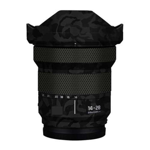 Autocollant vinyle Lumix S 14-28 mm F4-5.6 skin noir camouflage