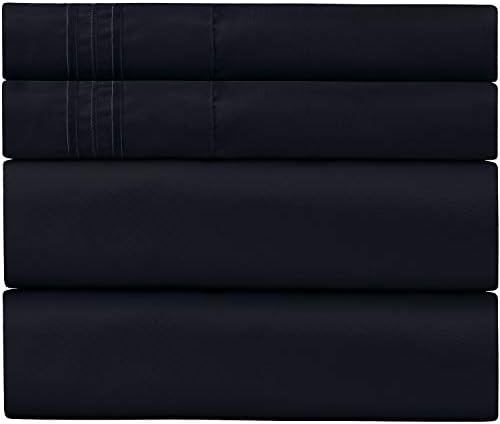 Full Size Sheet Sets - 2 Pillow Cases, Flat and Deep Pocket Fitted Sheet - Extra Soft Breathable & Hypoallergenic - Sheets Full Bedding Set - Wrinkle and Fade Resistant (Full, Royal Blue)