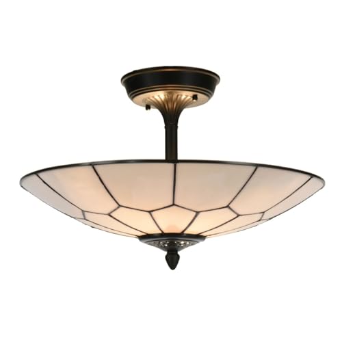 Abat-jour en verre Tiffany-style Gatsby Ø 45 cm Art Deco Trade pour suspension