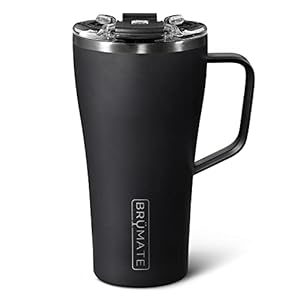 BrüMate Toddy 22oz 100% Leak Proof Insulated Coffee Mug with Handle & Lid – Stainless Steel Coffee Travel Mug – Double Walled Coffee Cup (Matte Black)