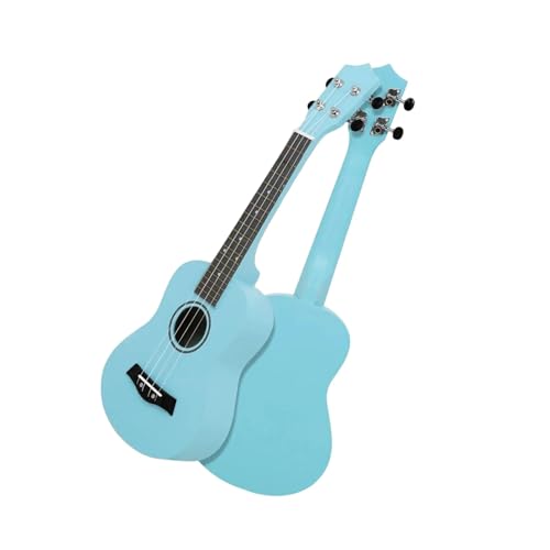 Ukulélé 23 pouces en tilleul poli à la main, un instrument compact pour lutherie soignée
