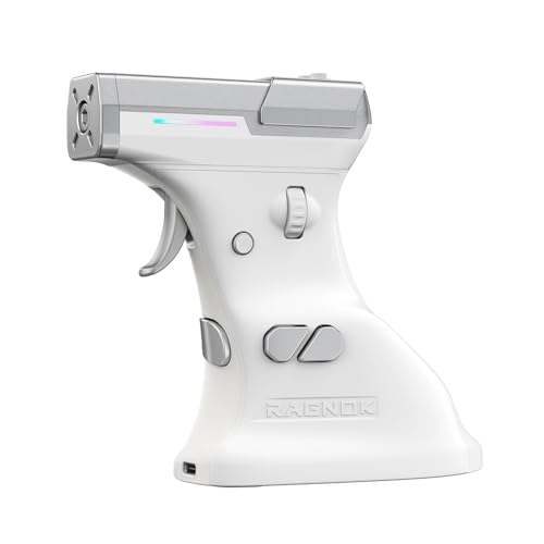 Image of ErgoStrike7: Next-Gen FPS Gaming Mouse with Recoil (White) - FPS Gun Grip Mouse, Ergonomic Vertical Design, Wireless /Wired USB for PC Gamers