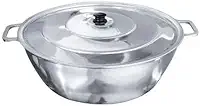 Tacho Fritadeira Fritar Batata Pastel Salgado 22cm com Tampa