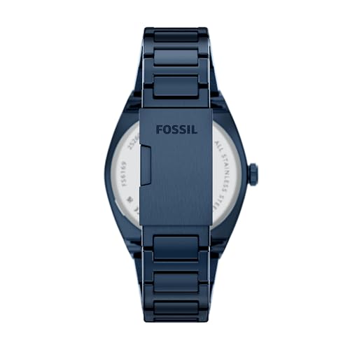Image of Fossil Men's Everett Quartz Stainless Steel Watch, Three-Hand Watch for Men
