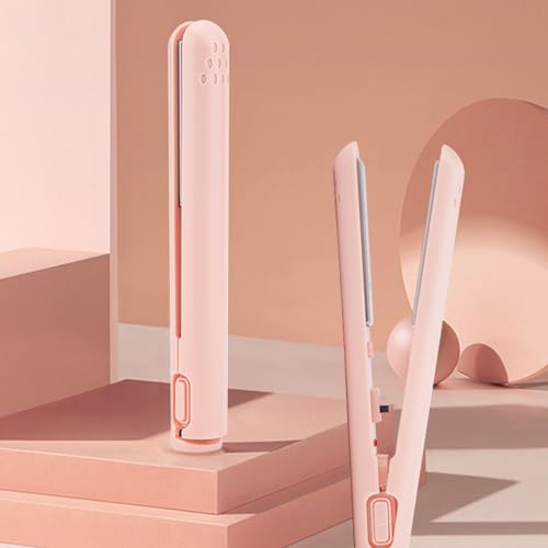 Mini plancha de pelo portátil USB Dioche rosa miniatura 2