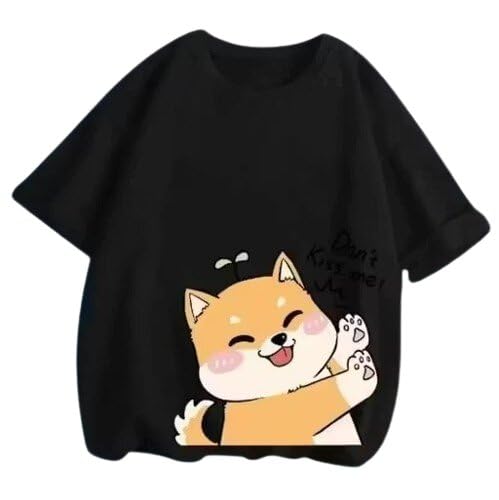 Image of Women Graphic Printed Round Neck Casual Relaxed Fit Comfort T Shirt Top for Daily Use
