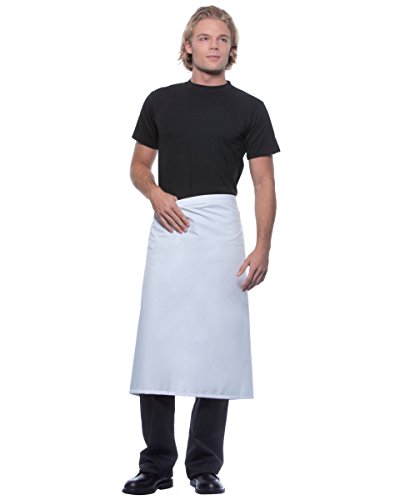 Karlowsky Basic Bistro Schürze, Weiß, BBSS1
