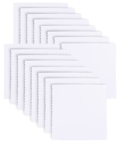 Image of 16 Pack Baby Washcloths burp cloths - 20x10 Inch, Microfiber baby towel - Absorbent and Soft baby Clothes for Newborns, Infants and Toddlers - Quick Dry baby boys and girls face towel - white