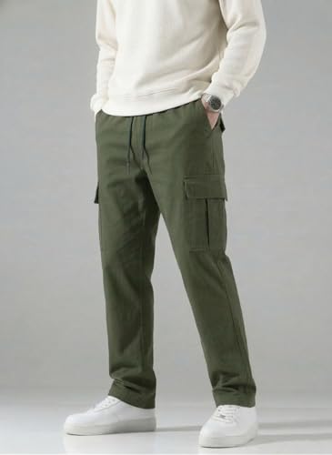 Image of Tagas Men Plus Flap Pocket Side Drawstring Waist Cargo Pants || Trousers Casual Pant || Cargo Pant || Jeans Pant || Track Pant for man ||MC-8