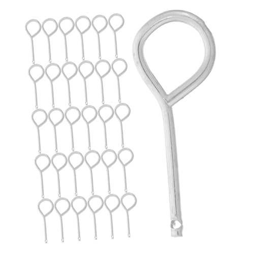 Cemaystic 消火器用ロックピン 100個セット ステンレス鋼 ? 防火ピン交換部品 耐久設計で家庭や車両向け