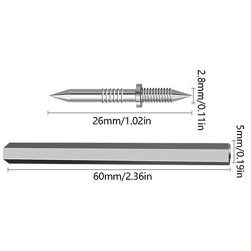 Naysku Clavos de Falda de Doble Cabeza sin Costura - Sin Óxido, Juego de Clavos y Herramienta para Mangas, Sin Marcas, Tornillos de Seguridad Invisibles miniatura 5