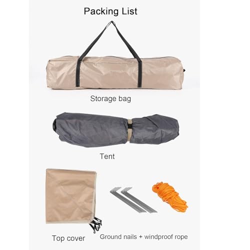 Carpa instantánea para camping 3-4 personas impermeable miniatura 6