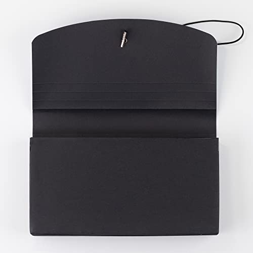 Smead Two-Way Handy Organizer File, 21 Pockets, Alphabetic (A-Z) And Monthly (Jan-Dec), Flap And Elastic Cord Closure, Blue/Black (70506) #TOP2