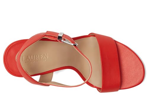 Image of Lauren Ralph Lauren Women's Gwen Nappa Leather Sandal