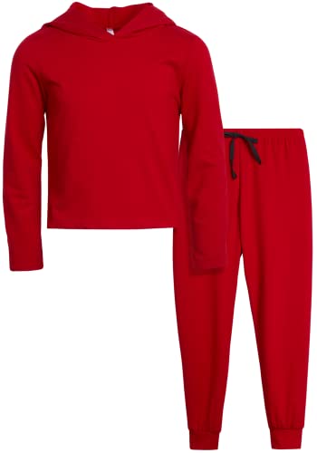 Sweet Hearts Girls Joggers Set - 2 Piece Fleece Pullover Girls Hoodies and Kids Sweatpants Athletic Sets: Made in USA (5-18)2