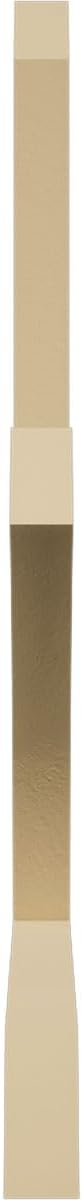 60"W x 37 1/2"H x 2"D x 4"F, 15/12 Pitch, Redmond Signature Urethane Gable Bracket, Primed Tan