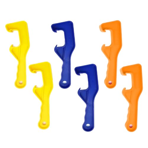 Plastic Bucket Lid Opener with Non-Slip,Grip Bucket Lid Opener Tool Professional Lifter/Remover Wrench for Home, Office & Industrial Use,Safely Open Paint, Chemical & Food Storage Containers